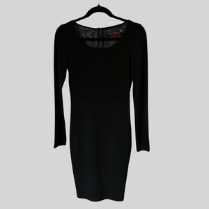 Alice and Olivia by Stacey Bendet Elegant Black Long Sleeve Dress